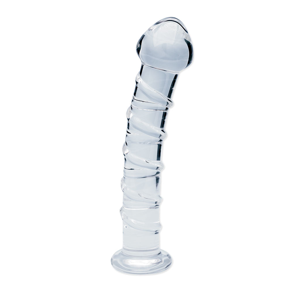 Clarity Seraphic Spiral Glass Dildo