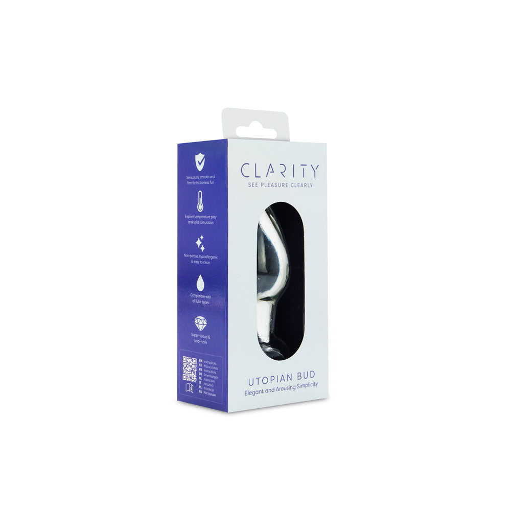 Clarity Utopian Bud Glass Plug