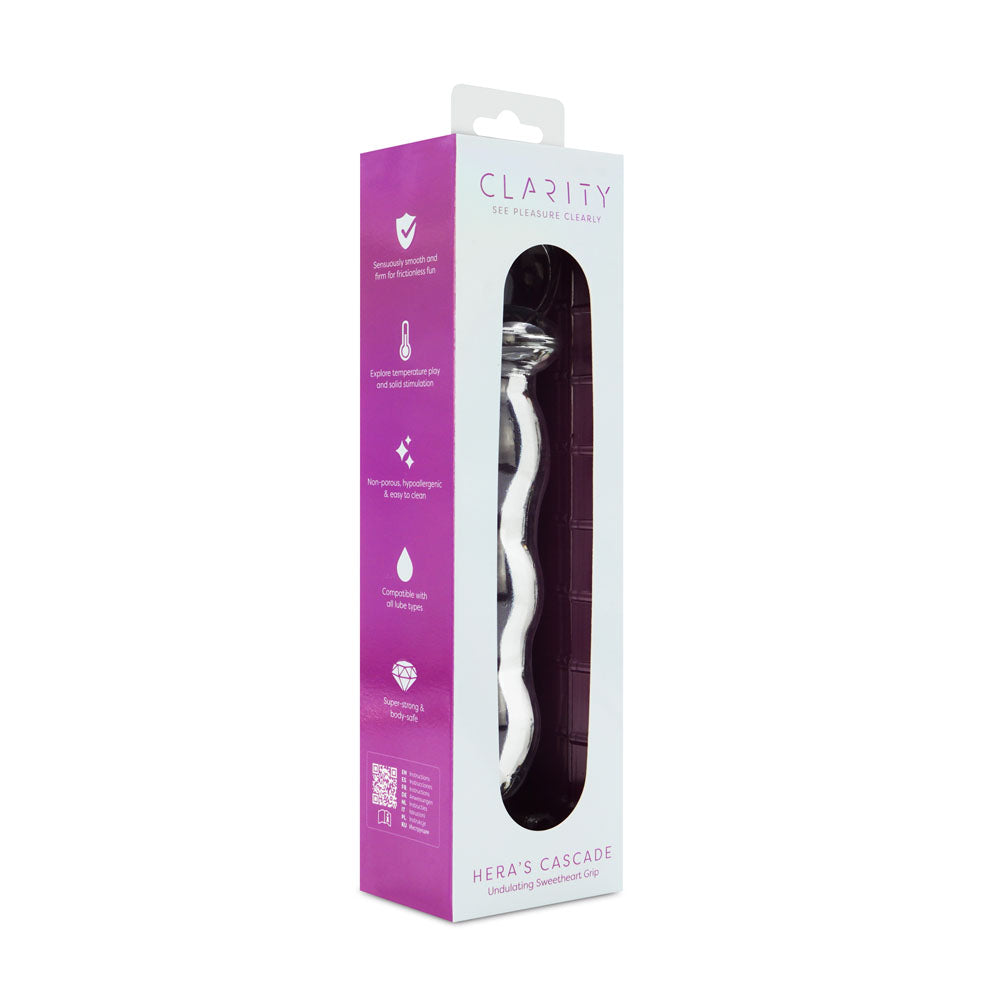 Clarity Hera's Cascade Glass Dildo