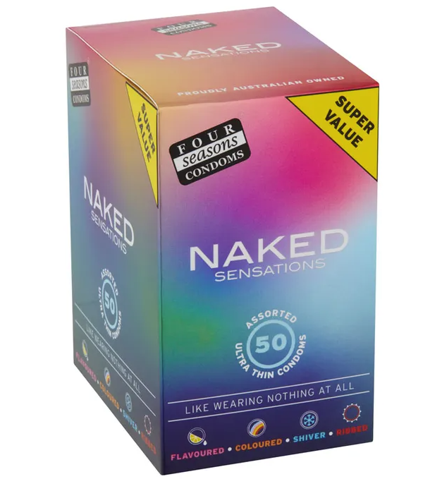 Four Seasons Naked Sensations Condoms 50 Pack