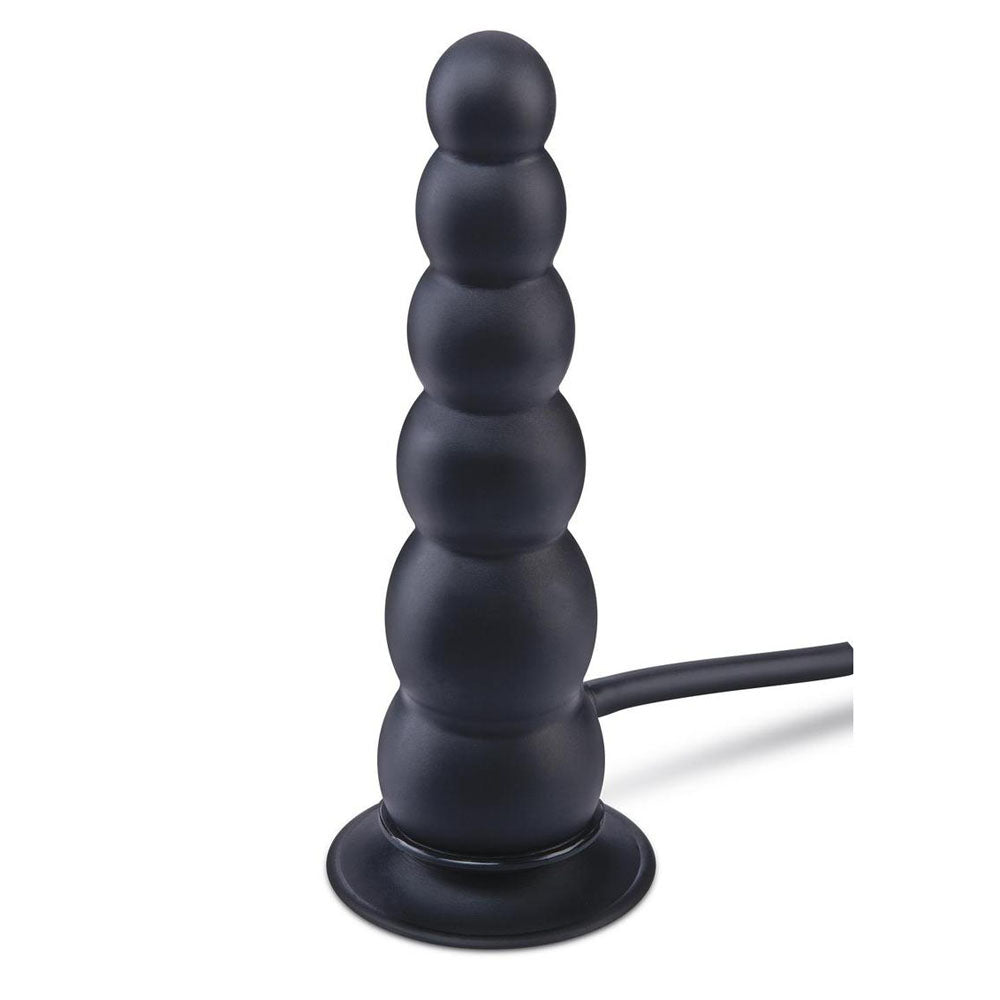 Size Up Ripple Inflatable Butt Plug Black
