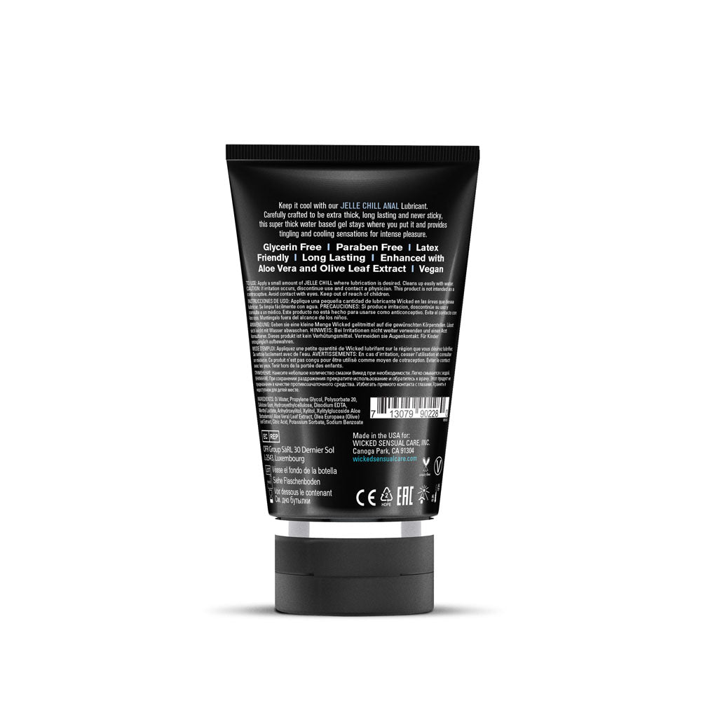 Wicked Jelle Heat or Chill Water Based Anal Lubricant