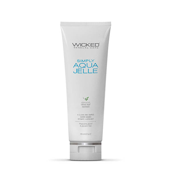 Wicked Simply Aqua Jelle Anal Lubricant 120mL