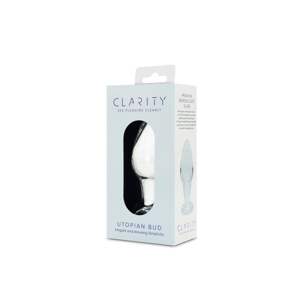 Clarity Utopian Bud Glass Plug