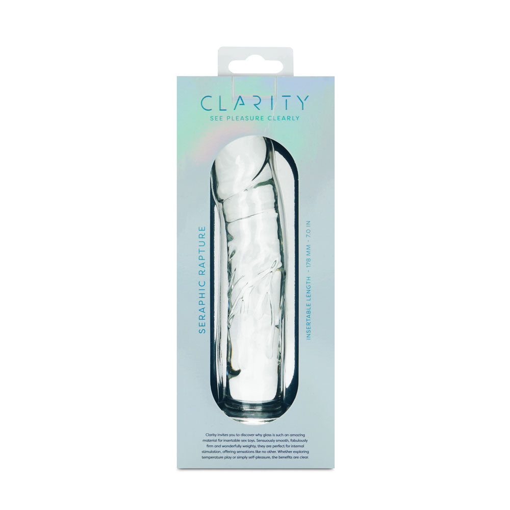 Clarity Seraphic Rapture Glass Dildo 17.8cm