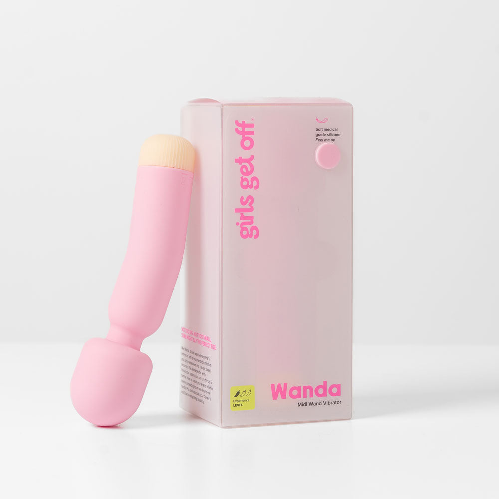 Girls Get Off Wanda Wand Vibrator on white background