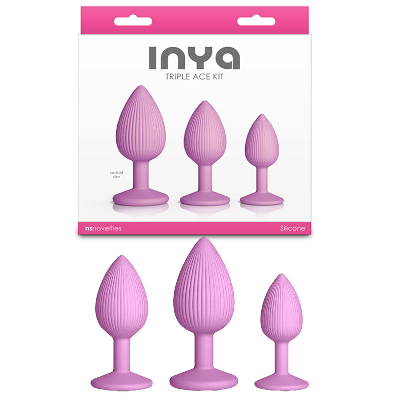 INYA Triple Ace Kit – Set of 3 Silicone Butt Plugs