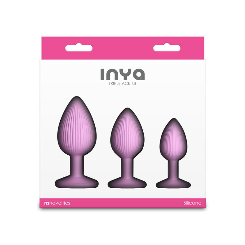 INYA Triple Ace Kit – Set of 3 Silicone Butt Plugs