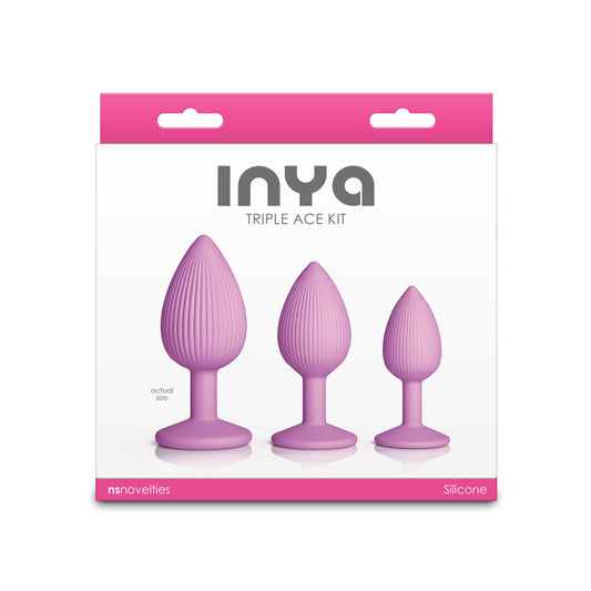 INYA Triple Ace Kit – Set of 3 Silicone Butt Plugs